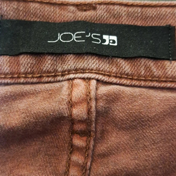 Joe's Jeans straight narrow Jeans Mahogany  distressed wash SZ 28 - Picture 7 of 9